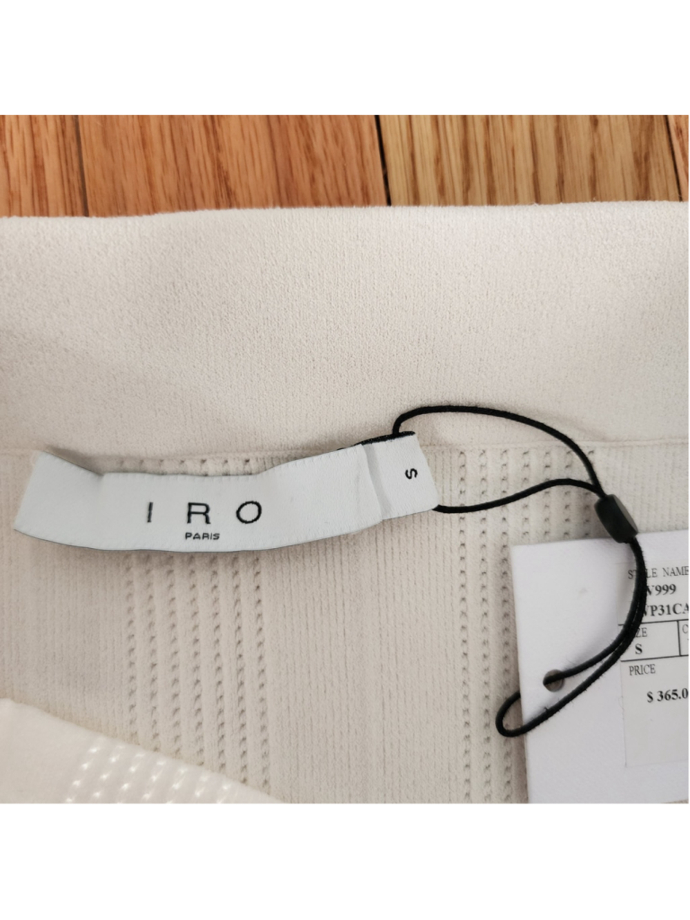 IRO Paris Caifa White Knit Midi Skirt Small NWT - Picture 4 of 6